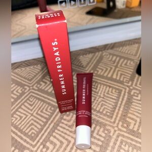 🍒❤️BRAND NEW WITH BOX SUMMER FRIDAYS LIP BALM IN CHERRY🍒😍